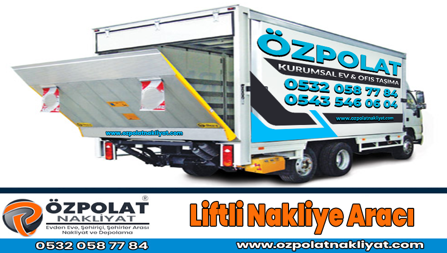 Liftli nakliye aracı Ankara liftli kamyon liftli kamyonet aracı kiralama
