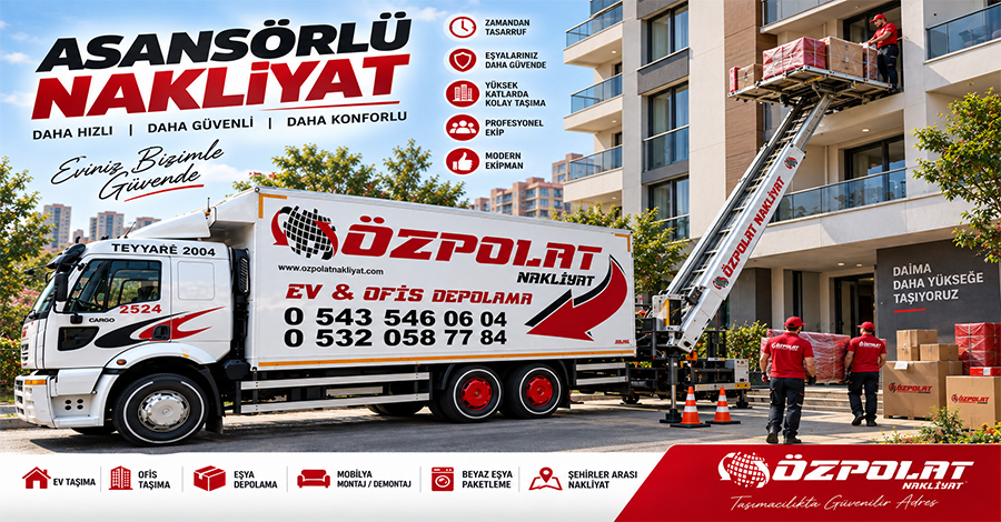 Bayburt asansörlü nakliyat ile yüksek katlarda eşya taşıma kolaylığı