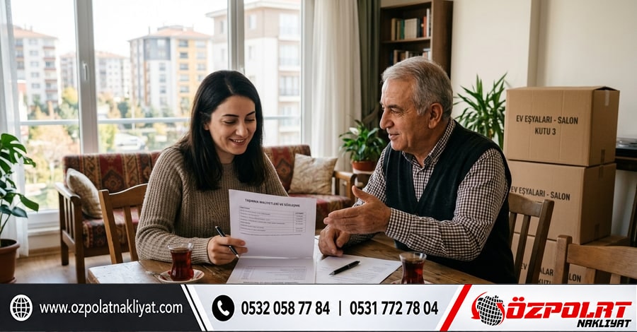 Ev sahibiyle nakliye ve taşınma giderlerinin yazılı olarak kararlaştırılması