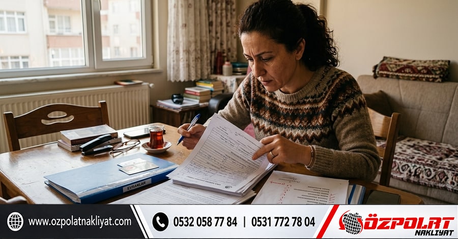 Kira yardımı için gerekli belgelerin kontrolünü anlatan görsel