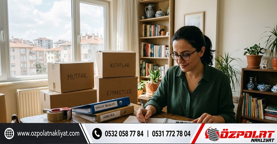 Taşınma masrafı ve nakliye giderlerinin kapsamını anlatan bölüm